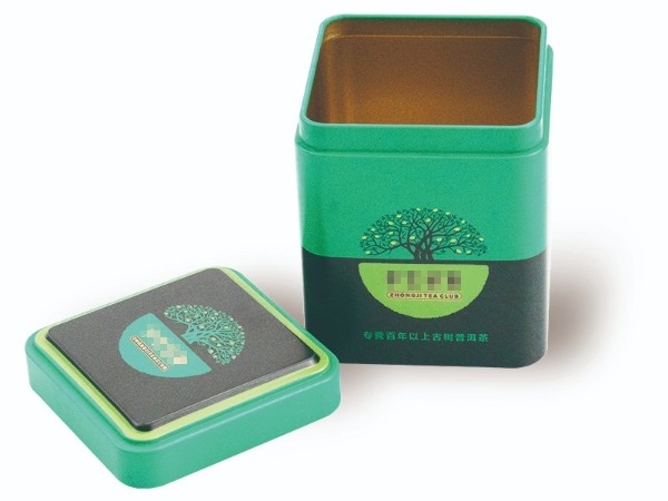 70*70*87mm马口铁方形茶叶食品包装欧亿体育 礼品茶叶金属包装铁盒